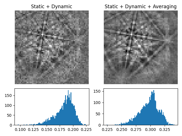 Static + Dynamic, Static + Dynamic + Averaging